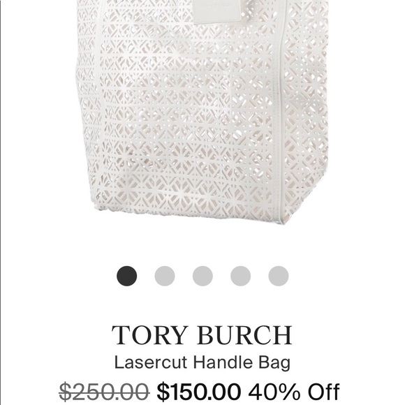 Tory Burch White Tote bag $150 - Picture 7 of 7